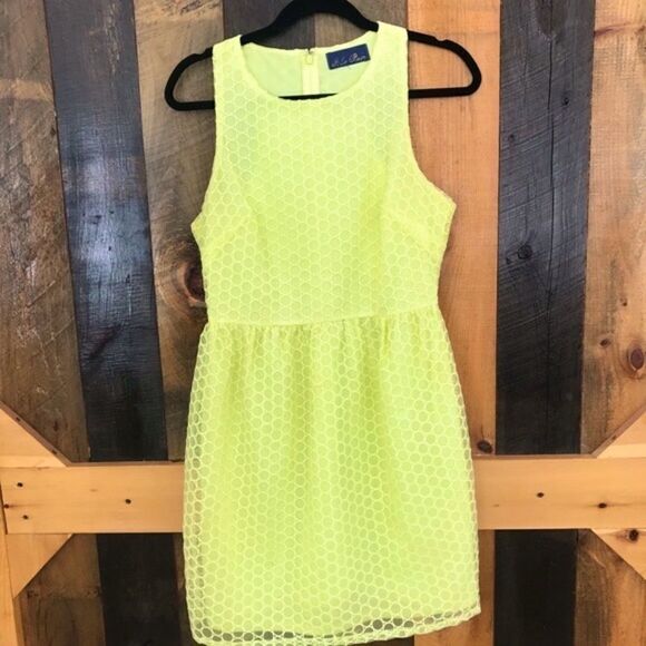 Blue Rain Francesca’s Lemon Yellow Racerback dress - Picture 2 of 9